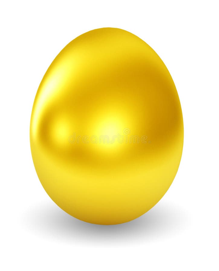 Golden Egg vector illustration