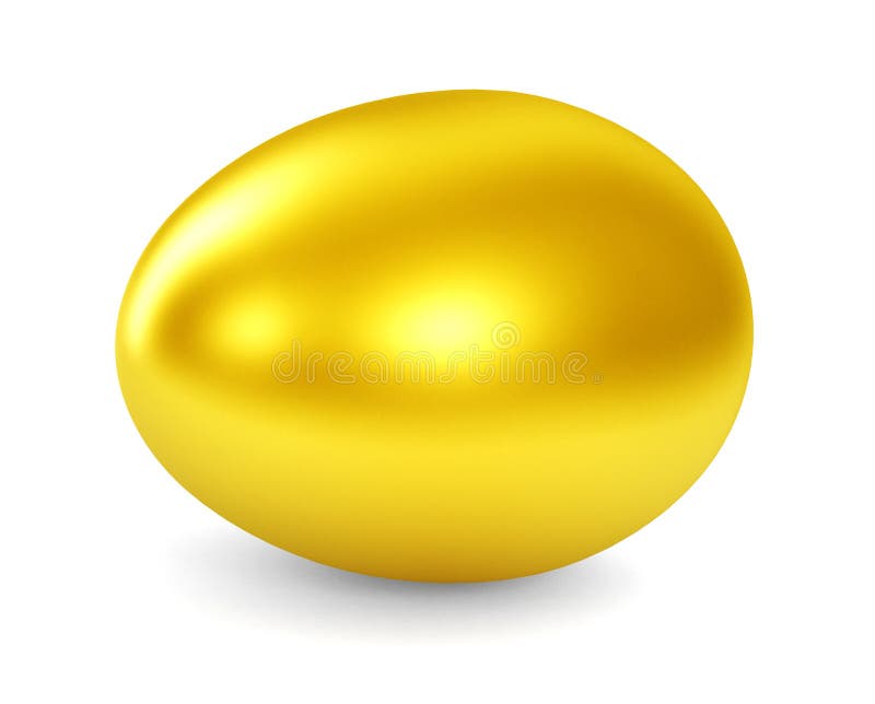 Golden Egg vector illustration
