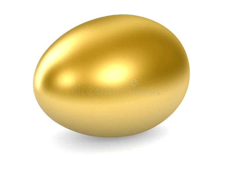 Golden Egg vector illustration