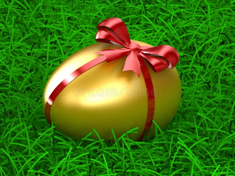 Golden Egg royalty free illustration