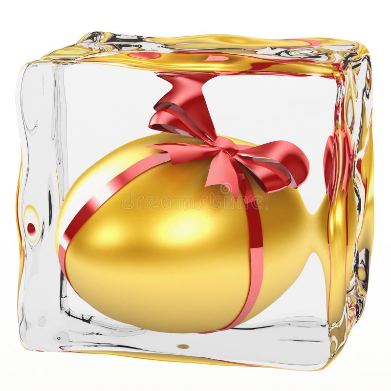 Golden Egg vector illustration