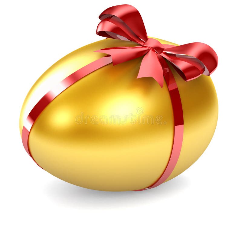 Golden Egg royalty free illustration