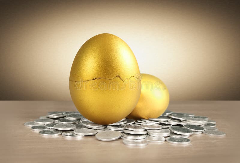 The golden eggs stock image. Image of eggs, bird, finance 112189521