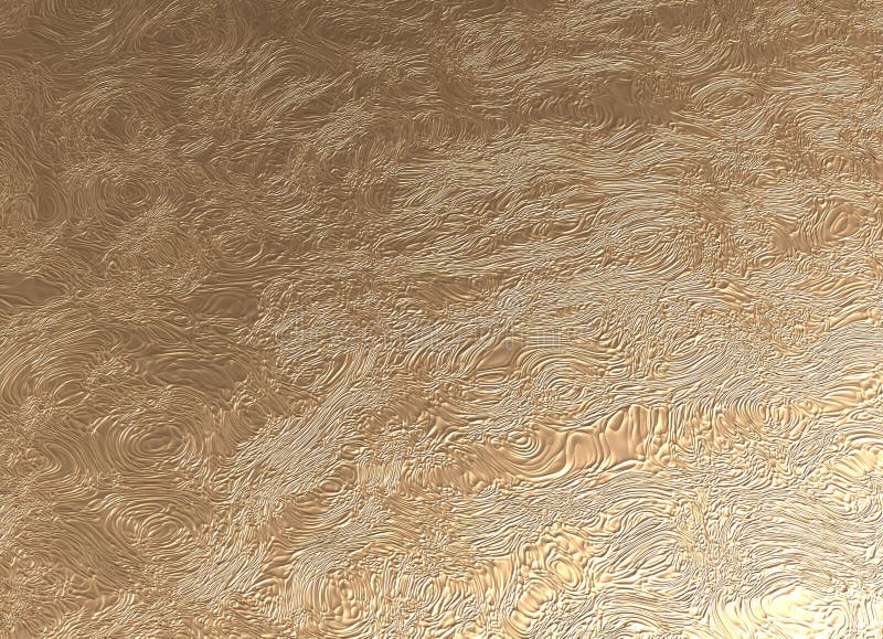 Golden Embossed Elegant Pattern Stock Image Image of design, glossy