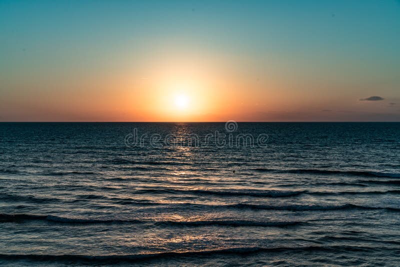 Evening Beach Scene stock image. Image of cloudscapes - 6541265