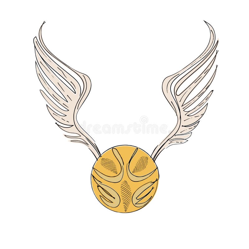 Golden Snitch Wings Clip Art at  - vector clip art online