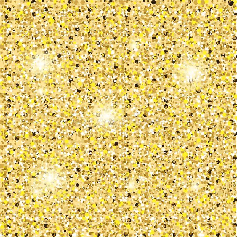 Golden Frost Pattern Background Stock Illustration - Illustration of ...