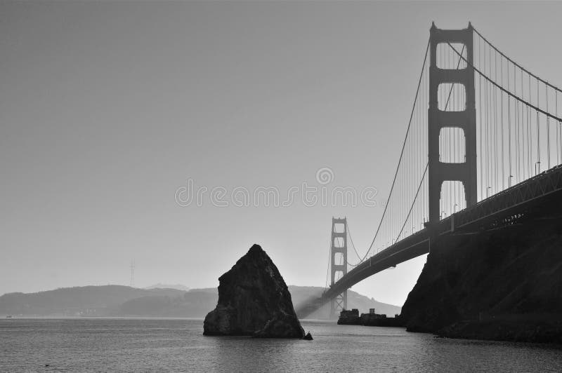 Golden Gate bridge(B&W)