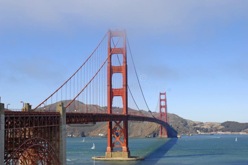 Golden gate bridge , California royalty free stock photography Golden gate bridge , California royalty free stock photography