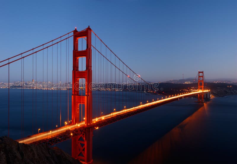 Golden Gate Bridge in the Dusk