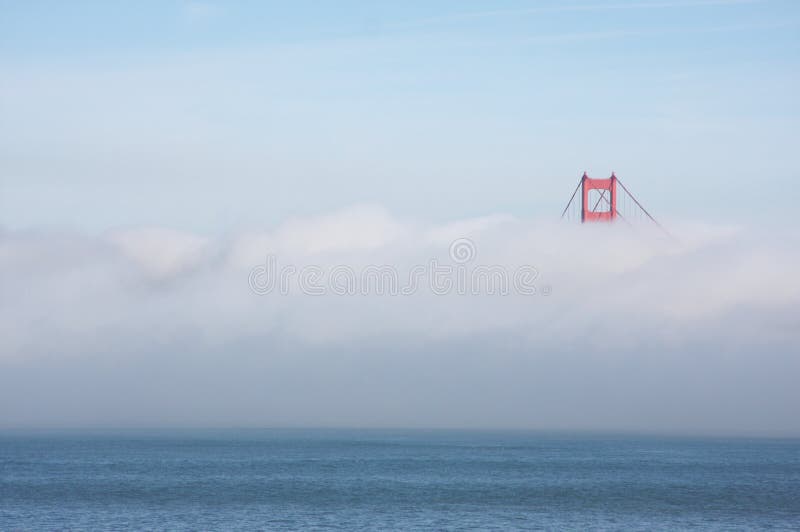 The Golden Gate Bridge in the Morning Fog