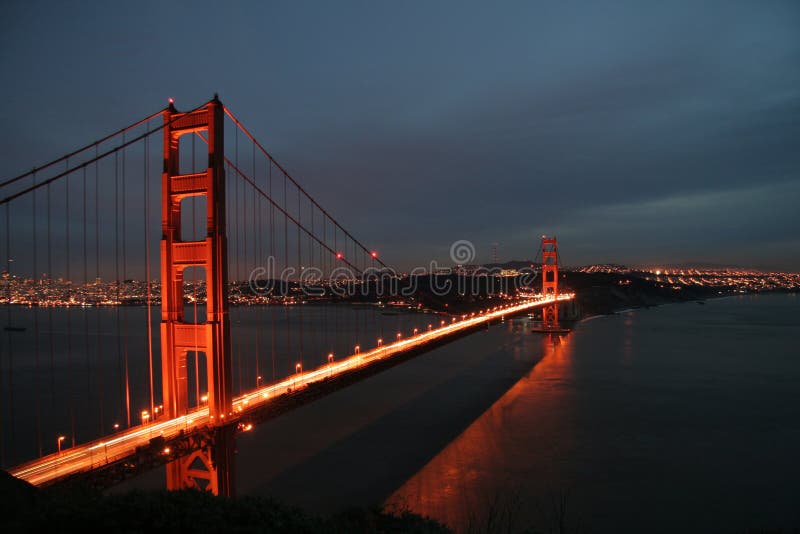 Golden Gate Bridge Night Light
