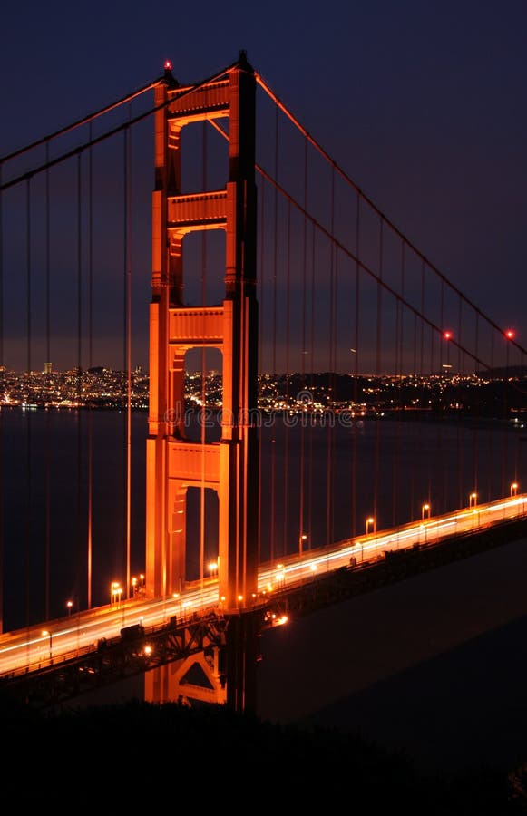 Golden Gate Bridge Night Light