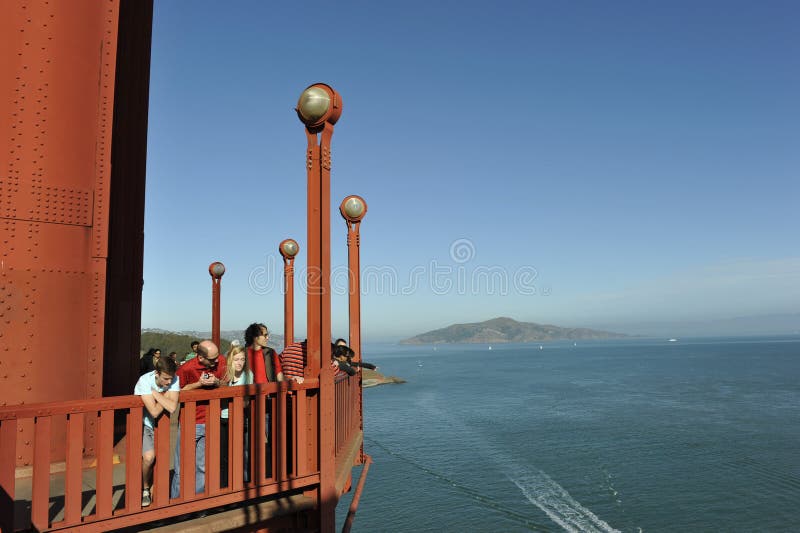Golden gate bridge, vista panoramica fotografia stock Golden gate bridge, vista panoramica fotografia stock