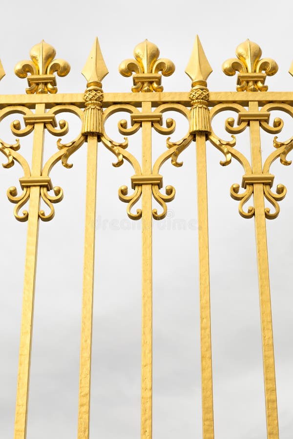 The Golden Gate of the Palace of Versailles, or Chateau De Versailles ...