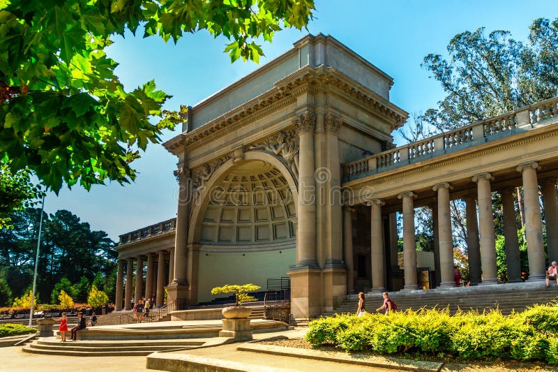 Golden Gate Park in San Francisco,Spreckles Temple of Music stock photos Golden Gate Park in San Francisco,Spreckles Temple of Music stock photos