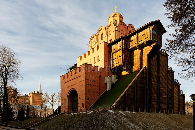 The Golden Gates in Kyiv Ukraine Stock Image Image of gateway, front