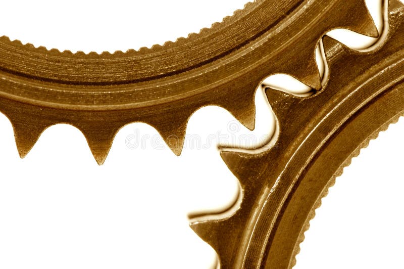 Golden gears detail