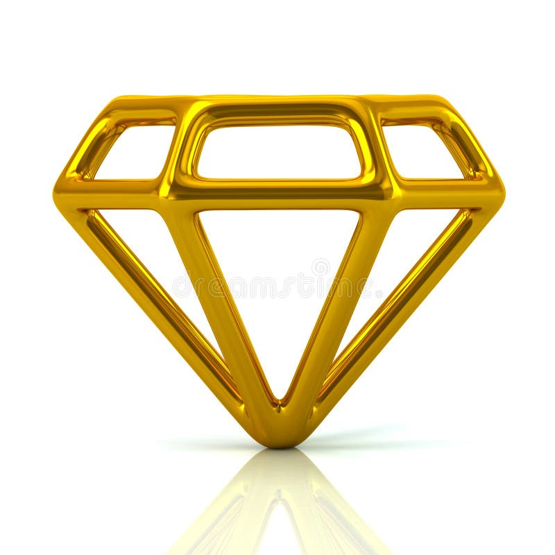 Premium AI Image  a row of gold gems are lined up on a white background