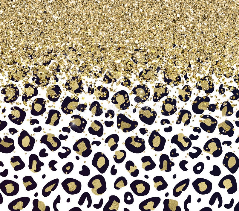Animal Print Glitter Digital Wallpaper for Personal and - Etsy
