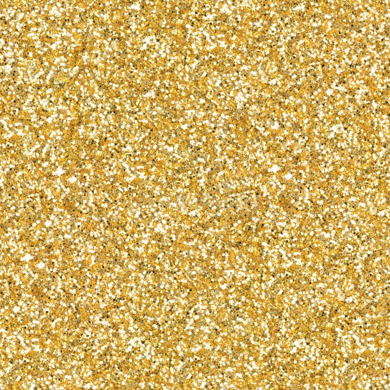 Golden glitter, sparkle confetti texture. Christmas abstract background. Ideal seamless pattern, tile ready.