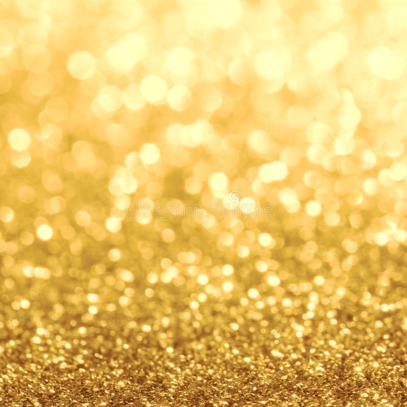 Gold Glitter Sparkle Confetti Background Stock Image Image of elegant