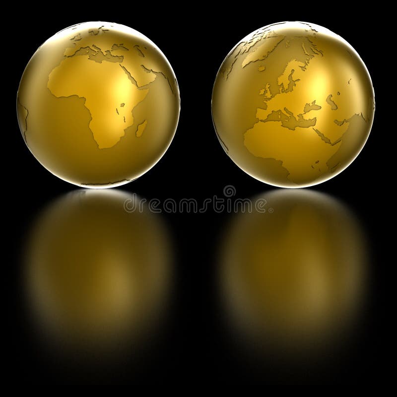 Download Golden Globe stock illustration. Illustration of perception - 10412763