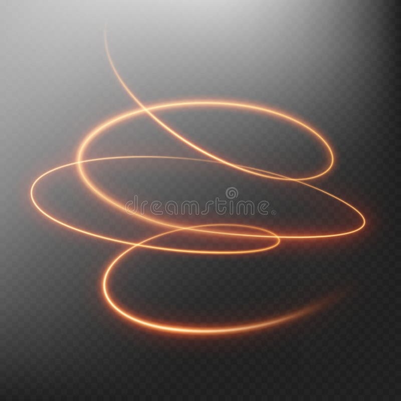 Golden glowing shiny spiral speed motion lines effect. EPS 10 stock illustration Golden glowing shiny spiral speed motion lines effect. EPS 10 stock illustration