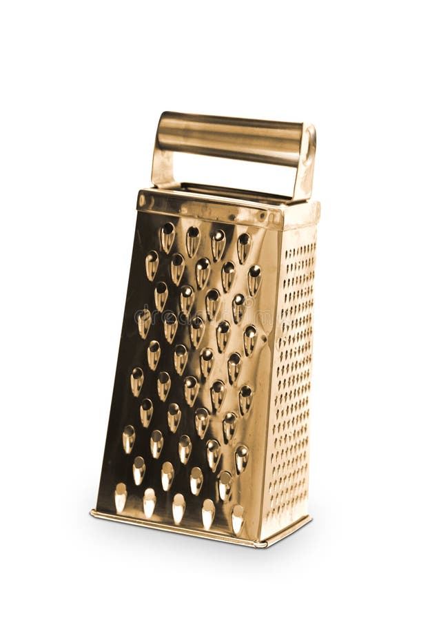 Golden grater stock photo