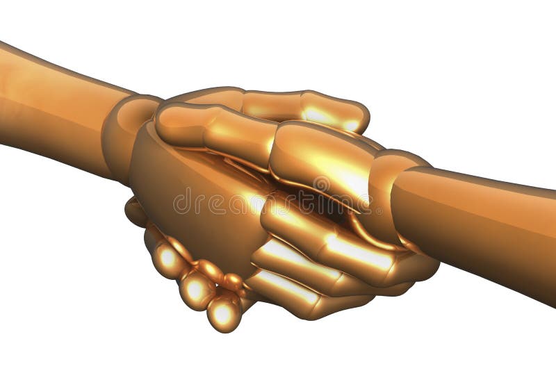 Gold Business Handshake Emoji Isolated On Stock Illustration 1648905664