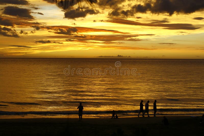 Golden Hawaii Sunset