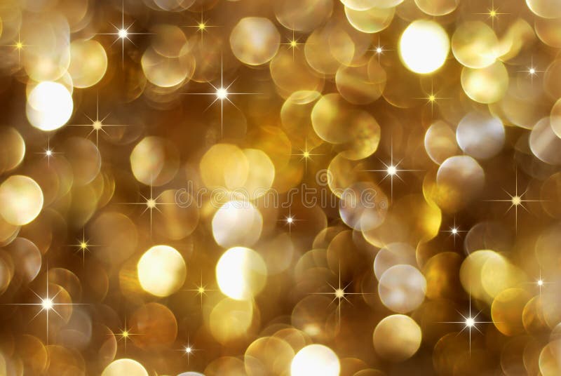Golden Holiday Lights Background Stock Photo Image of lights, decorative 11068562