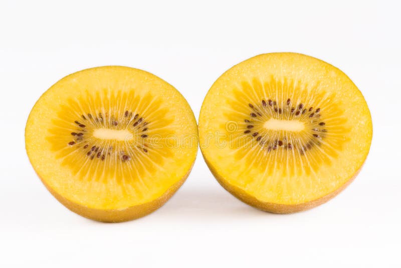 Golden kiwi fruit stock image. Image of fruit, piece, diet 9666969
