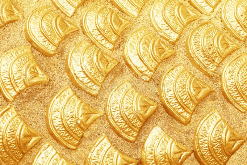 Golden Layer Texture Background Stock Image - Image of metal, bronze