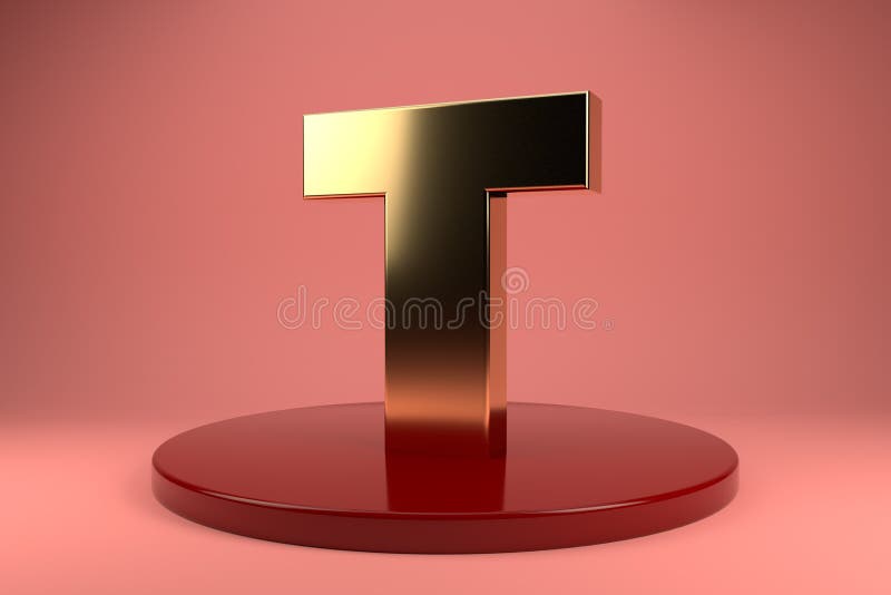 Golden Letter T Uppercase Wallpaper. 3d Rendering Stock Illustration - Illustration of gold, type: 186378343 Golden Letter T Uppercase Wallpaper. 3d Rendering Stock Illustration - Illustration of gold, type: 186378343