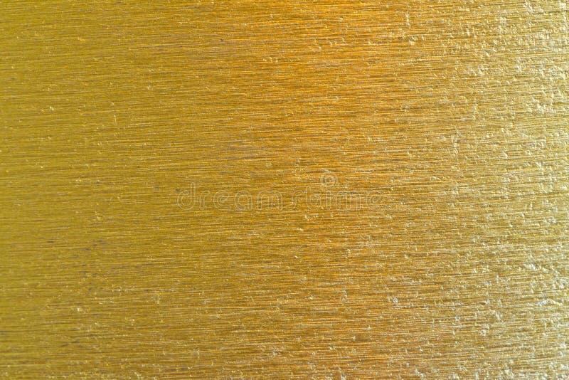 Golden Metal Brass Scratched Background Texture Stock Image Image of