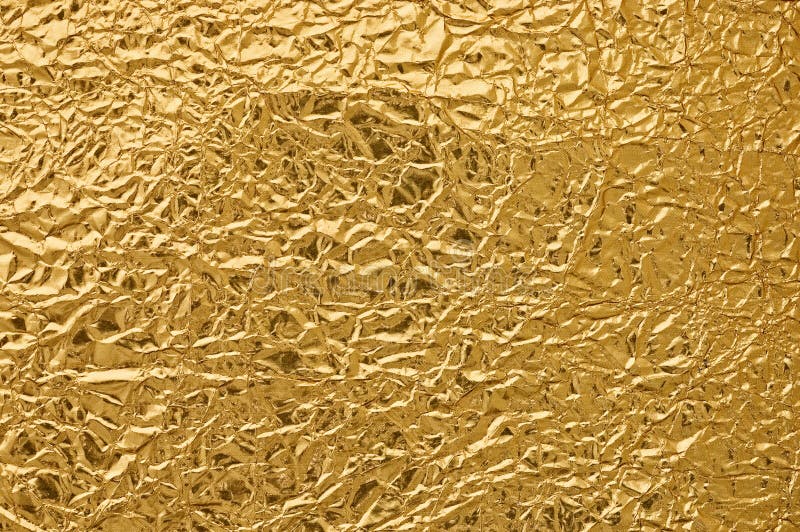 Golden metallic paper.