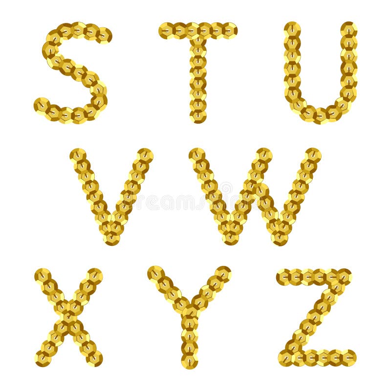 Golden Sparkle Glitter Rhinestone Alphabet Letters Numbers And Signs  Currency Stock Illustration - Download Image Now - iStock