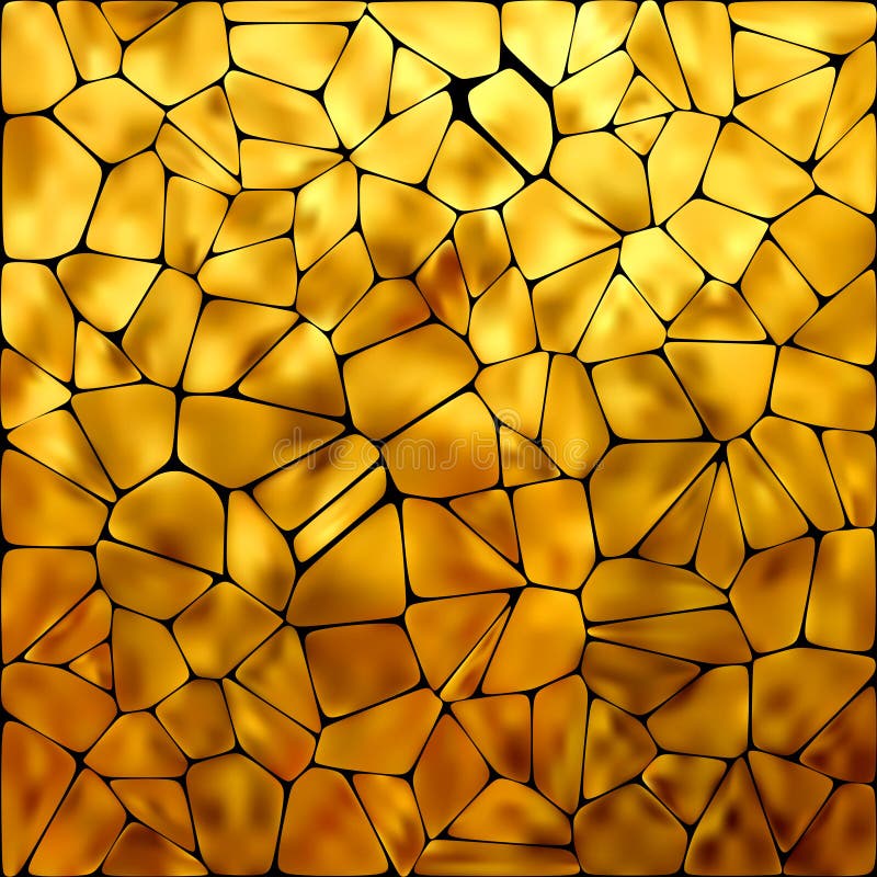 Golden mosaic background