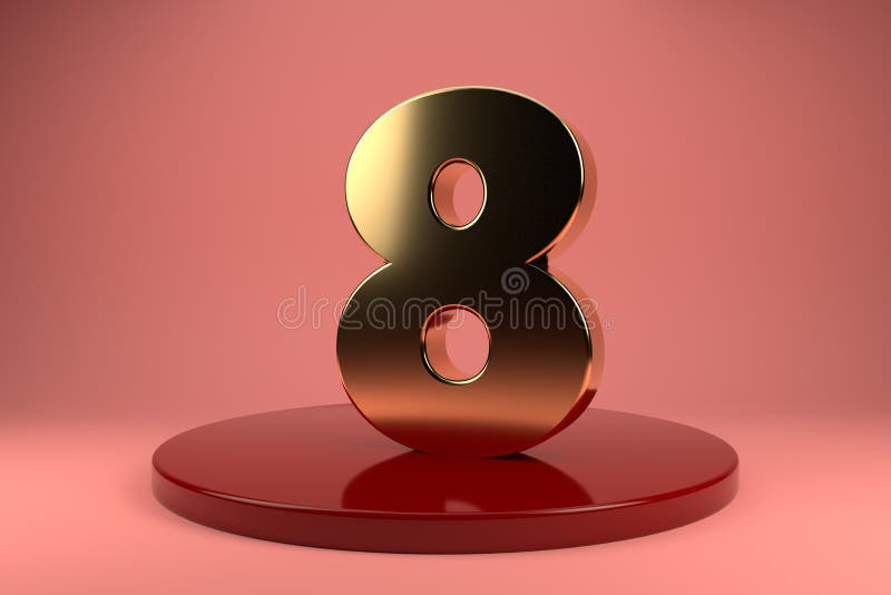 Number 8 On An Orange Background With Flowers Orange Women Womens Background  Image And Wallpaper for Free Download