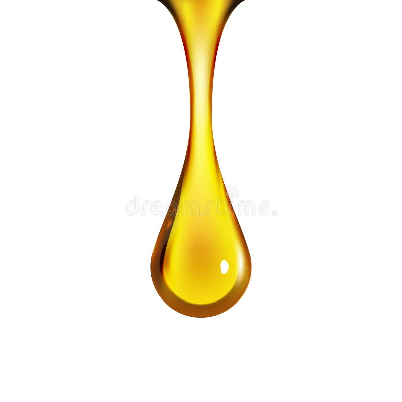 Drop of Oil or Fuel stock vector. Illustration of golden - 76845903