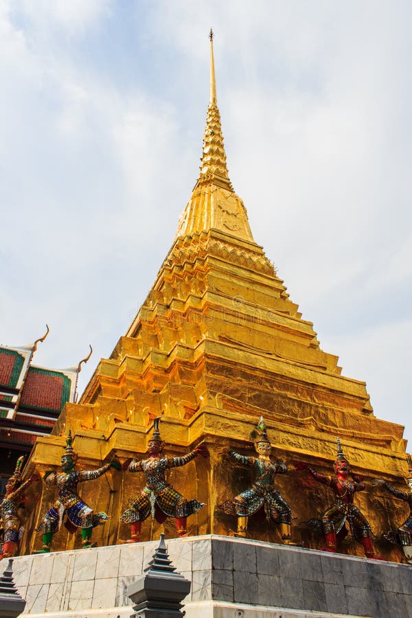 Golden pagoda stock photo Golden pagoda stock photo