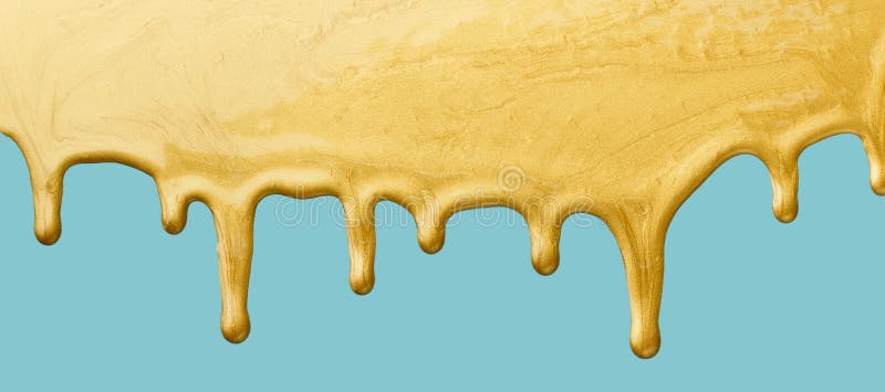 Gold Dripping Down On A Solid White Background Stock Photo Picture And  Royalty Free Image Image 3301601
