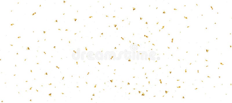 Confetti for carnival background party elements Vector Image