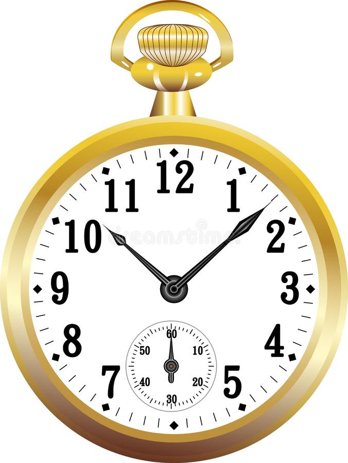 Vintage Clock Face Template Stock Vector - Illustration of second, hand ...