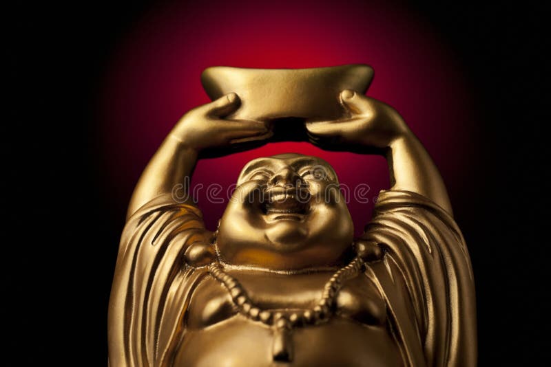 Red Prosperity Buddha stock image. Image of fortune, copy 4546997