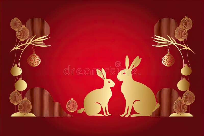 Premium Vector  Happy chinese new year 2023 year of rabbit