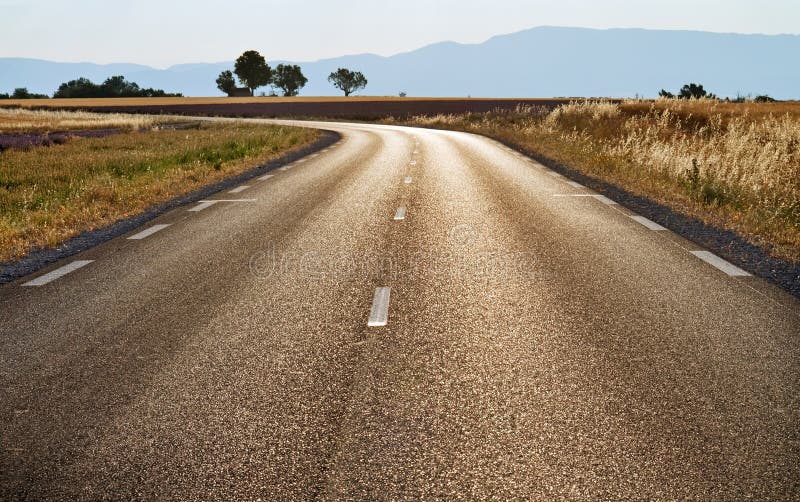 Long road to nowhere stock image. Image of landscape 14166691