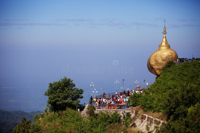 Golden rock pagoda