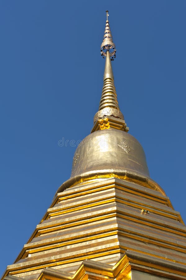 Golden roof of a temple in Thailand